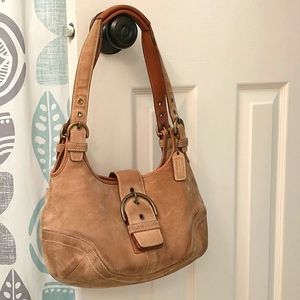 Coach suede hobo